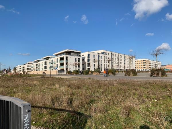 Pfaffengrunder Terrasse in der Bahnstadt. Foto: Stadt Heidelberg Pfaffengrunder Terrasse in der Bahnstadt. Foto: Stadt Heidelberg