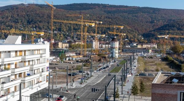 Die Grüne Meile in der Bahnstadt.