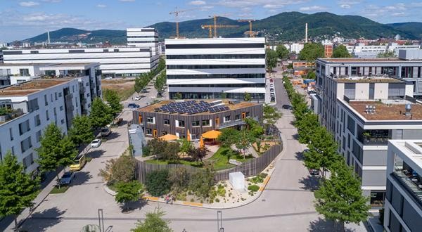 Die Kita auf der Schwetzinger Terrasse. (Foto: Buck) Die Kita auf der Schwetzinger Terrasse.