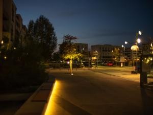 Straßenbeleuchtung in der Bahnstadt. Foto: Stadtwerke HD
