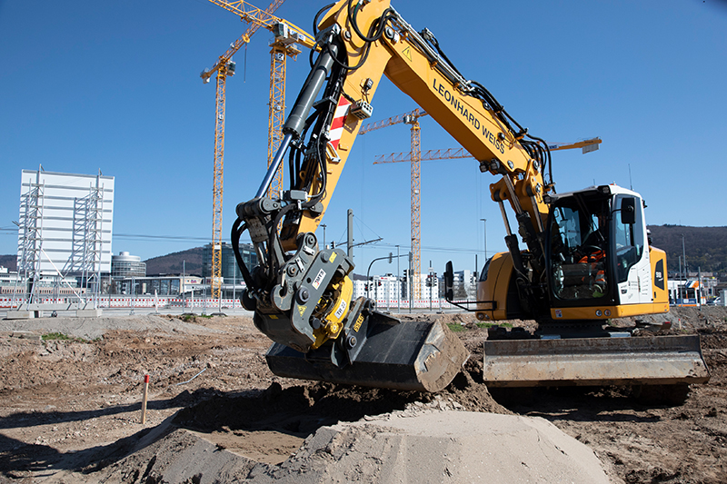 Die Bauarbeiten für das Konferenzzentrum starten. (Foto: Buck) Die Bauarbeiten für das Konferenzzentrum starten. (Foto: Buck)