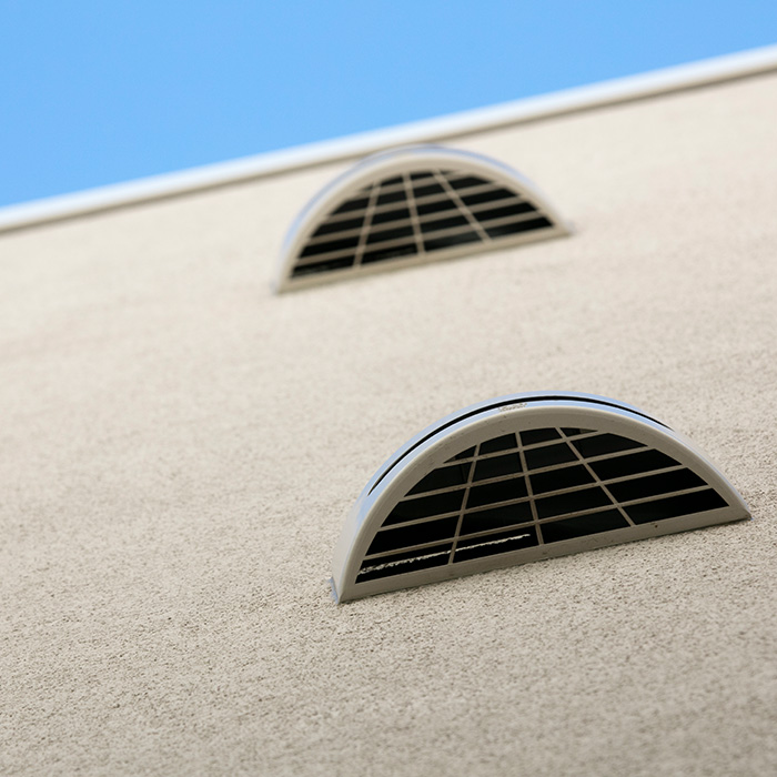 Ventilation system of a passive house (Photo: Buck) Ventilation system of a passive house (Photo: Buck)